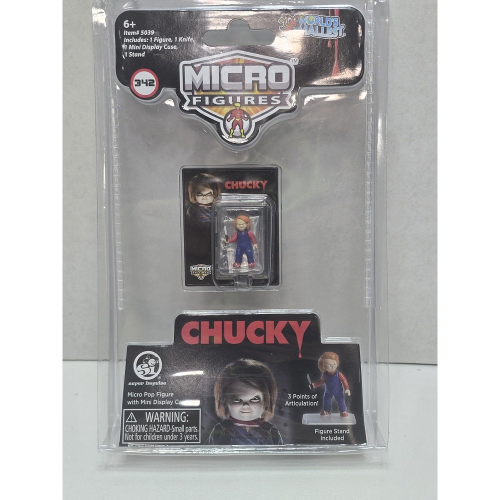 Super Impulse Chucky Micro Figures Mini Action Figure Child's Play Boxed